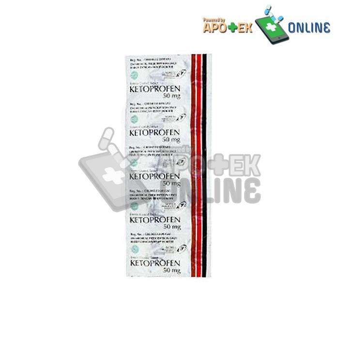 KETOPROFEN 50 MG NOVELL PHARMACEUTICAL STRIP 10 TABLET