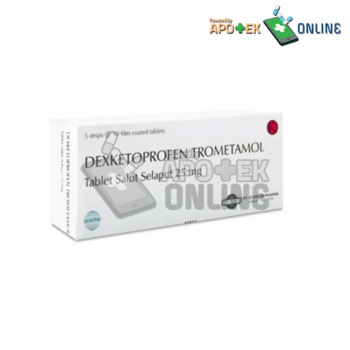 DEXKETOPROFEN NOVELL 25 MG STRIP 10 TABLET