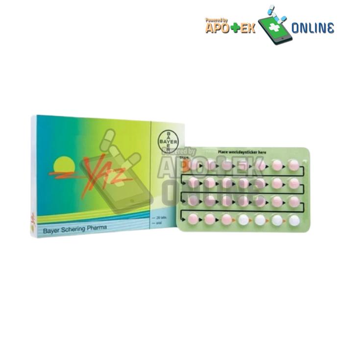 YAZ BOX ISI 28 TABLET SALUT SELAPUT