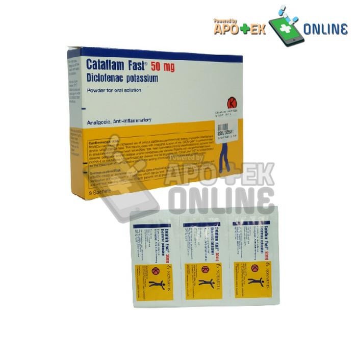 CATAFLAM FAST 50 GRAM  SACCHET POWDER