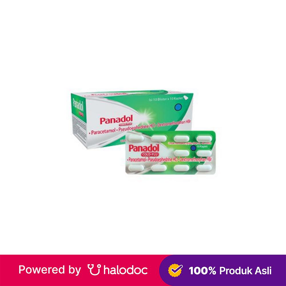 Panadol Cold & Flu 10 Kaplet - Obat Batuk & Flu - Halodoc