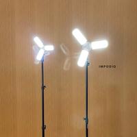 Gambar LED fill light tri star 30w dan 45w - Lighting studio foto IMPODIO - flexible+30w dari Impodio Kota Tangerang Selatan 1 Tokopedia