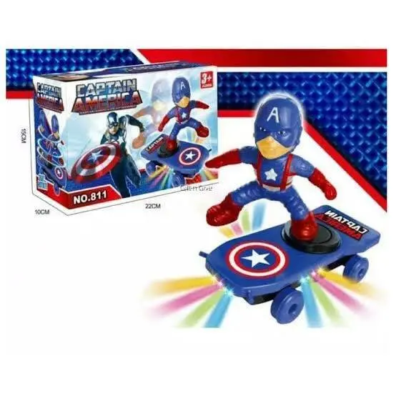 Hero Skateboard viral tiktok Karakter avengers mainan tik-tok 2