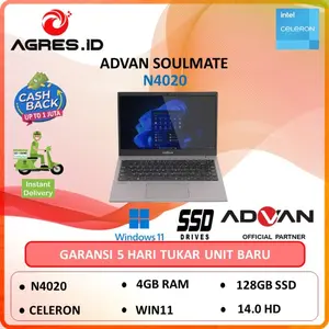 ADVAN SOULMATE N4020 4GB 128GB WINDOWS 11 14 INCH