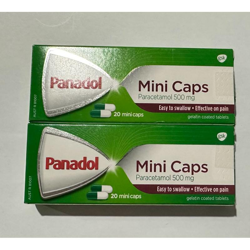 Ready Stock Panadol mini caps australia isi 20 caps