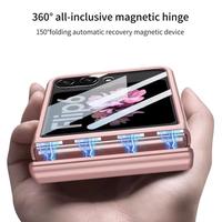 Gambar Case Samsung Galaxy Flip 6 Flip6 GKK Ultra Thin Magnetic Hinge With Glass - Light Green dari Primary Cares Official Kota Administrasi Jakarta Barat 5 Tokopedia