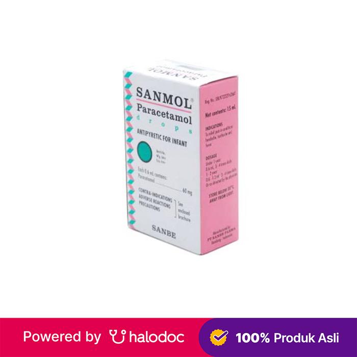 Gambar Sanmol Drops 15 ml - Demam & Nyeri Anak - Halodoc dari Apotek K24 Sarimanah Bandung Kota Bandung Tokopedia