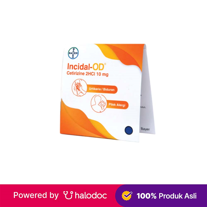 Gambar Incidal-OD 4 Kapsul - Obat Alergi - Halodoc dari Apotek Kosambi Jakarta Barat Kota Administrasi Jakarta Barat Tokopedia