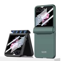 Gambar Case Samsung Galaxy Flip 6 Flip6 GKK Ultra Thin Magnetic Hinge With Glass - Light Green dari Primary Cares Official Kota Administrasi Jakarta Barat 3 Tokopedia