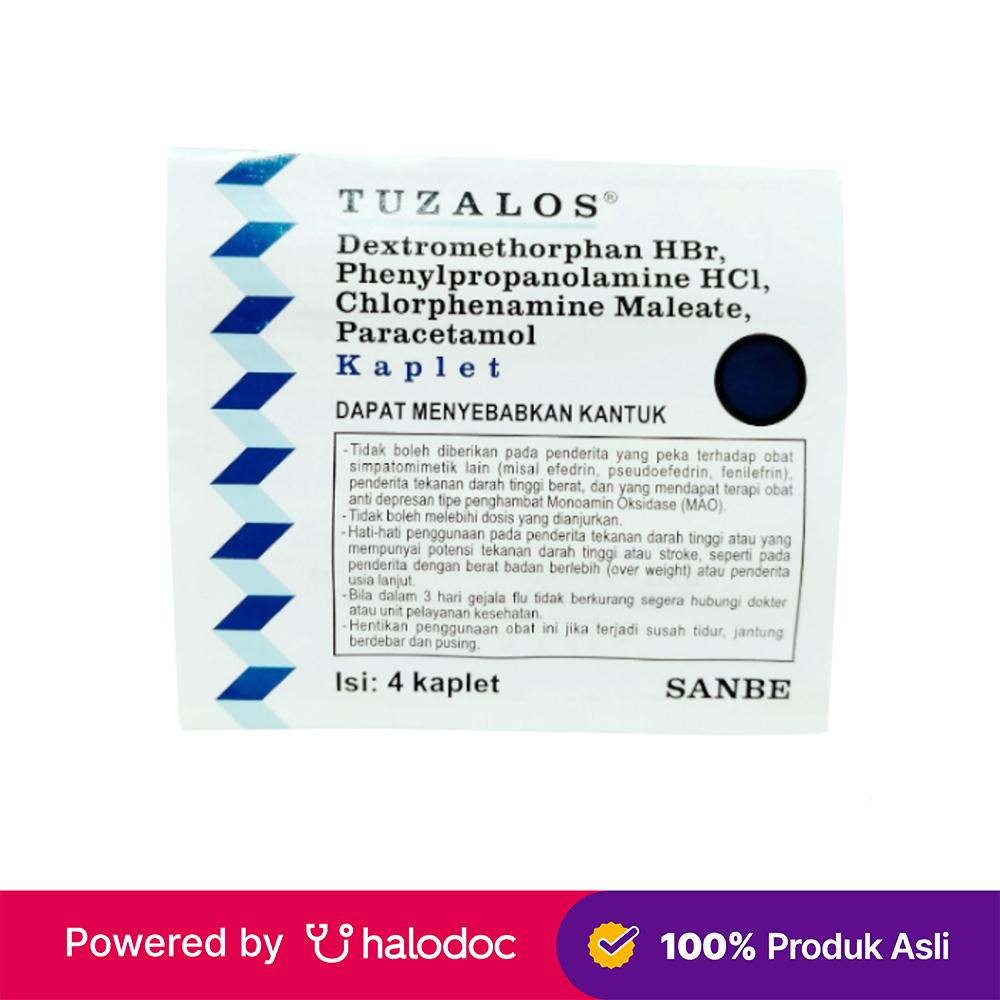 Tuzalos 4 Kaplet - Obat Batuk & Flu - Halodoc