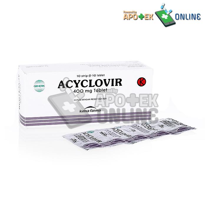 ACYCLOVIR YARINDO 400 MG STRIP 10 TABLET