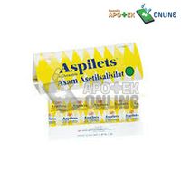Gambar ASPILET CHEWABLE 1 STRIP 10 TABLET dari Apotek Arjuna Cakung Kota Administrasi Jakarta Timur 1 Tokopedia