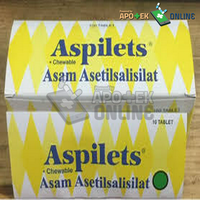 Gambar ASPILET CHEWABLE 1 STRIP 10 TABLET dari Apotek Arjuna Cakung Kota Administrasi Jakarta Timur 3 Tokopedia