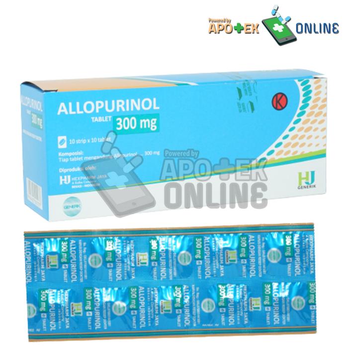 ALLOPURINOL 300MG 1 STRIP 10 TABLET