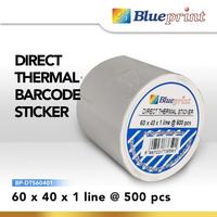 Gambar DIRECT THERMAL STICKER LABEL BLUEPRINT 60mm X 40mm X 1 Line dari Gaming Plus Store Kota Surabaya 2 Tokopedia