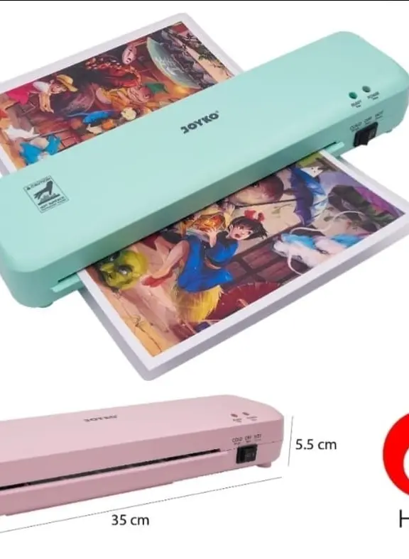 Mesin Laminating COLOR FULL JOYKO LM07CO SIZE F4 & A4 ORIGINAL / Laminator LM-07CO