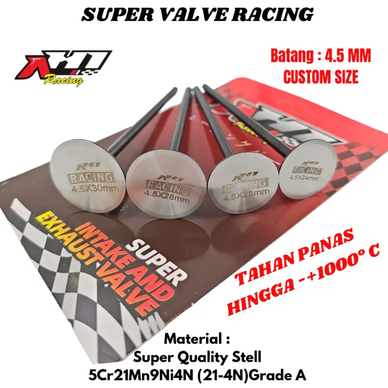 PAYUNG KLEP AH1 RACING THAILAND 4.5 MM 19 20 22 23 24 25 26 27 28 29 30 31 MM - PAYUNG KLEP AH1 RACING BATANG 4.5 MM 19/22 20/22 20/23 22/24 22/25 23/26 24/27 25/30 26/31 25/29 24/29 - 22/19 - 25/22 - 28/24 - 30/25 28/25 30/24 MM 8