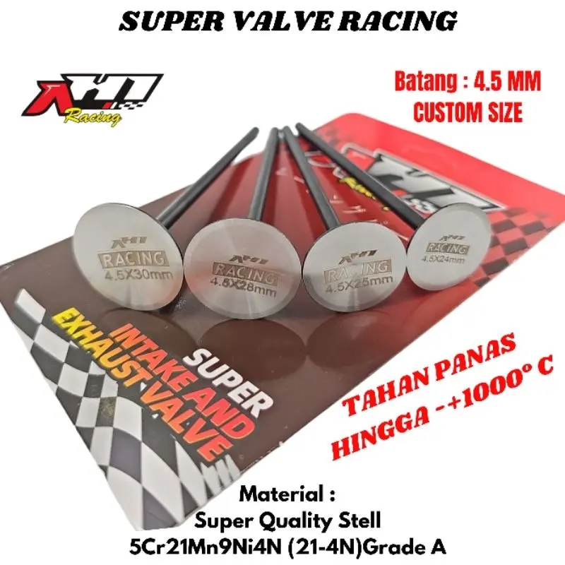 PAYUNG KLEP AH1 RACING THAILAND 4.5 MM 19 20 22 23 24 25 26 27 28 29 30 31 MM - PAYUNG KLEP AH1 RACING BATANG 4.5 MM 19/22 20/22 20/23 22/24 22/25 23/26 24/27 25/30 26/31 25/29 24/29 - 22/19 - 25/22 - 28/24 - 30/25 28/25 30/24 MM 0