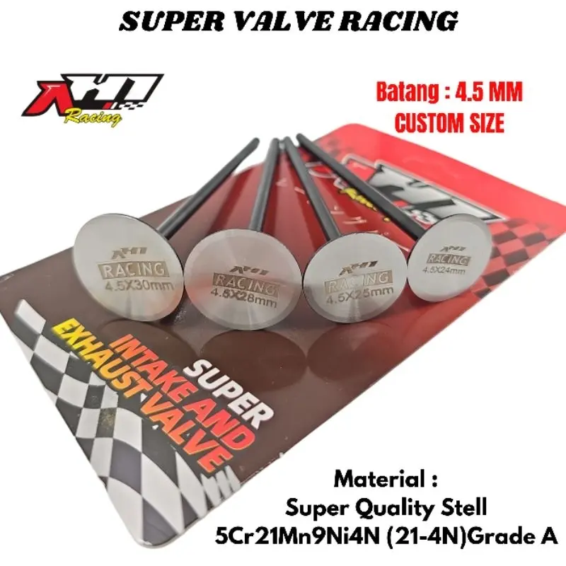 PAYUNG KLEP AH1 RACING THAILAND 4.5 MM 19 20 22 23 24 25 26 27 28 29 30 31 MM - PAYUNG KLEP AH1 RACING BATANG 4.5 MM 19/22 20/22 20/23 22/24 22/25 23/26 24/27 25/30 26/31 25/29 24/29 - 22/19 - 25/22 - 28/24 - 30/25 28/25 30/24 MM 1