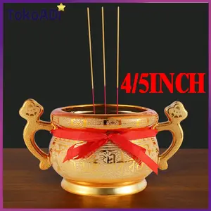 4/5inch Hiolo Tempat Hio Emas Kuningan / Hio Dupa Kuningan / Hiolo Tempat Dupa Hio Emas