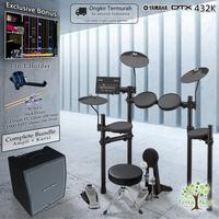 Gambar Drum Elektrik Yamaha DTX432 COMPLETE BUNDLE / DTX432K / DTX 432 / 432K - ALS Pro KB-50 dari Terra Nada Kota Bekasi 1 Tokopedia