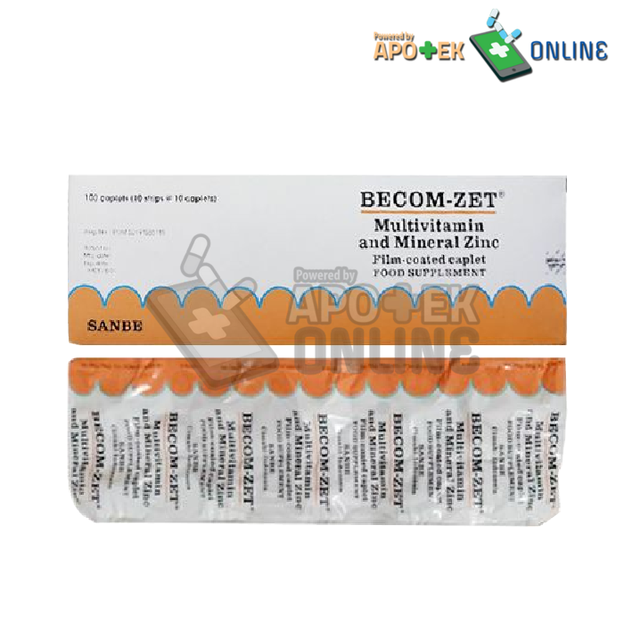 Gambar BECOM-ZET 1 STRIP @10 TABLET (N) dari Apotek FIT Kebayoran Lama Kota Administrasi Jakarta Selatan Tokopedia