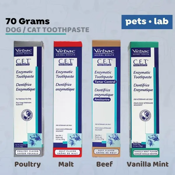 Virbac, C.E.T Enzymatic Toothpaste Dogs Cats Pasta Gigi Anjing Kucing 0