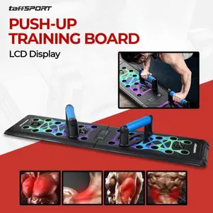 Push-up Training Board Counter Display with Pull Ropes - A602