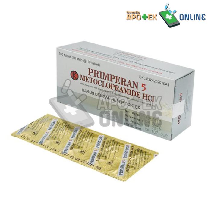 PRIMPERAN 5 MG STRIP 10 TABLET