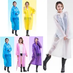 Jas Hujan EVA Original Tebal Poncho Warna Polos Model Korea / Jas hjn