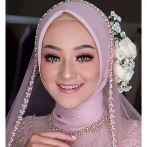 Promo Agustus!!! Slayer veil pengantin veil hijab pengantin selendang pengantin