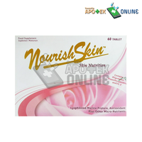 Gambar NOURISH SKIN 1 BOX 60 TABLET dari Apotek New Cahaya Farma Wajo Kota Makassar 2 Tokopedia