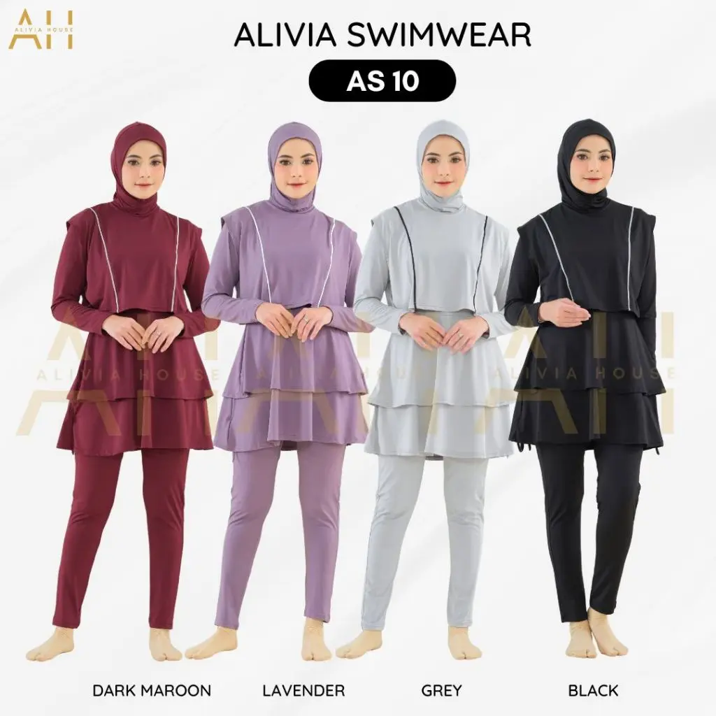 Baju renang Wanita hijab baju renang muslimah dewasa baju renang cewek baju renang syari ANTI UV PROTECTION