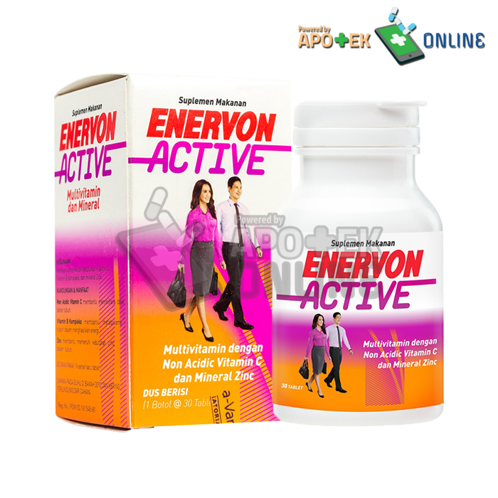 Gambar ENERVON ACTIVE 1 BOTOL ISI 30 TABLET dari Apotek Dande Farma Rungkut Kota Surabaya Tokopedia