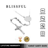Gambar Emrys Necklace BLISSFUL Kalung Titanium Anti Karat Pria Wanita - Gold dari Emrysid Kota Bandung 3 Tokopedia