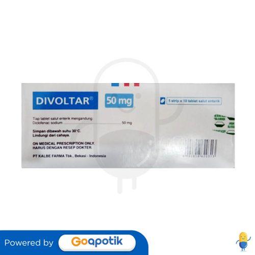 DIVOLTAR BOX ISI 50 TABLET