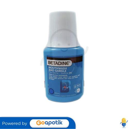 Gambar BETADINE OBAT KUMUR ANTISEPTIK 100 ML dari Apotek Geniso Sehat by GoA Kab. Karanganyar Tokopedia