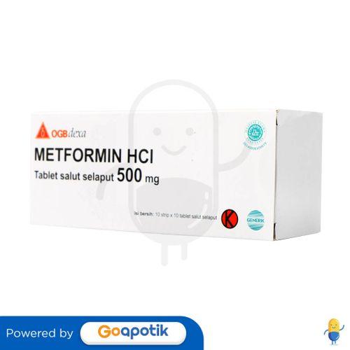 METFORMIN OGB DEXA MEDICA 500 MG BOX 100 TABLET / DIABETES