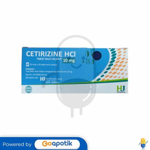 CETIRIZINE HEXPHARM 10 MG BOX 100 TABLET