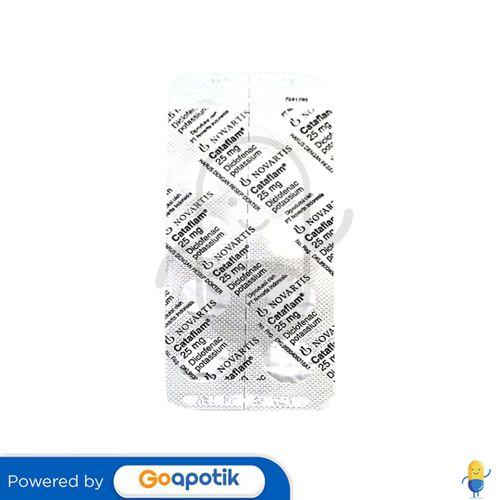 CATAFLAM 25 MG BLISTER 10 TABLET