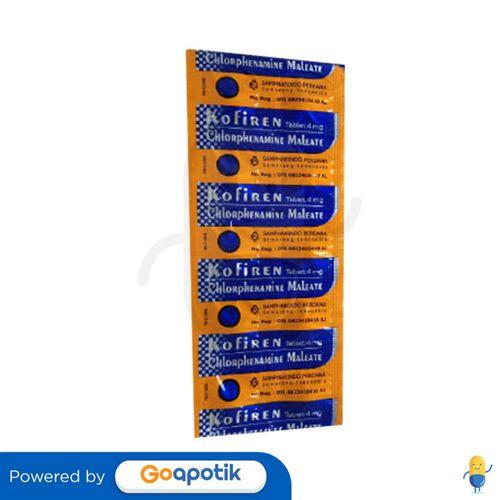 KOFIREN 4 MG STRIP 10 TABLET