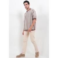 Gambar Obermain Kaos Polo Pria FLINT Brown OPA24038BR - Brown, L dari Obermain Official Store Kota Tangerang 4 Tokopedia