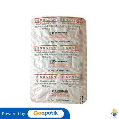 BENOSTAN 500 MG STRIP 10 KAPLET