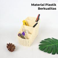 Gambar Maspion Rak Alfa Mini Penyimpanan Alat Tulis Plastik 4 Sekat Warna Random - MN - MULTICOLOR dari manolistore Kota Surabaya 2 Tokopedia