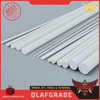 Gambar Pla Beam Round Solid 8 mm - plastic pla plate bulat padat pejal bundar custom model kit dari Wahkhilaf Kota Surabaya 3 Tokopedia