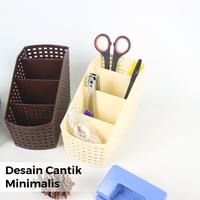 Gambar Maspion Rak Alfa Mini Penyimpanan Alat Tulis Plastik 4 Sekat Warna Random - MN - MULTICOLOR dari manolistore Kota Surabaya 5 Tokopedia