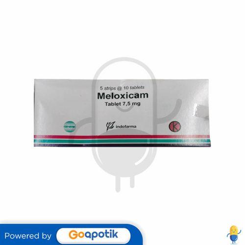 MELOXICAM INDOFARMA 7.5 MG BOX 50 TABLET