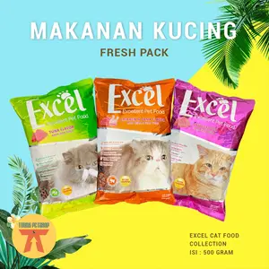 EXCEL CAT FOOD 500 GRAM - MAKANAN KUCING