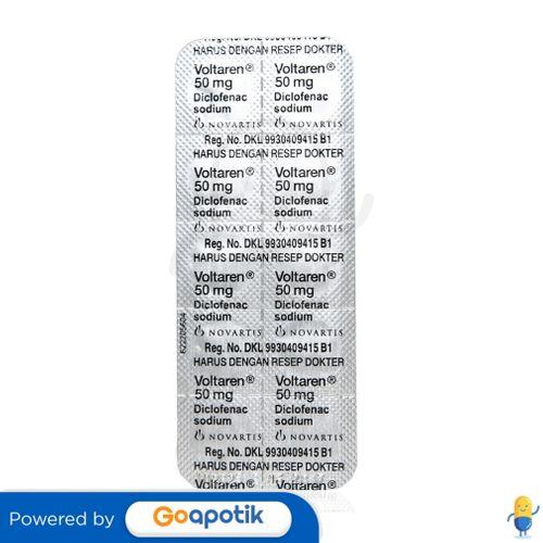 VOLTAREN 50 MG STRIP 10 TABLET