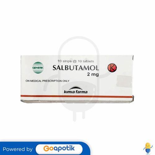SALBUTAMOL KIMIA FARMA 2 MG BOX 100 TABLET